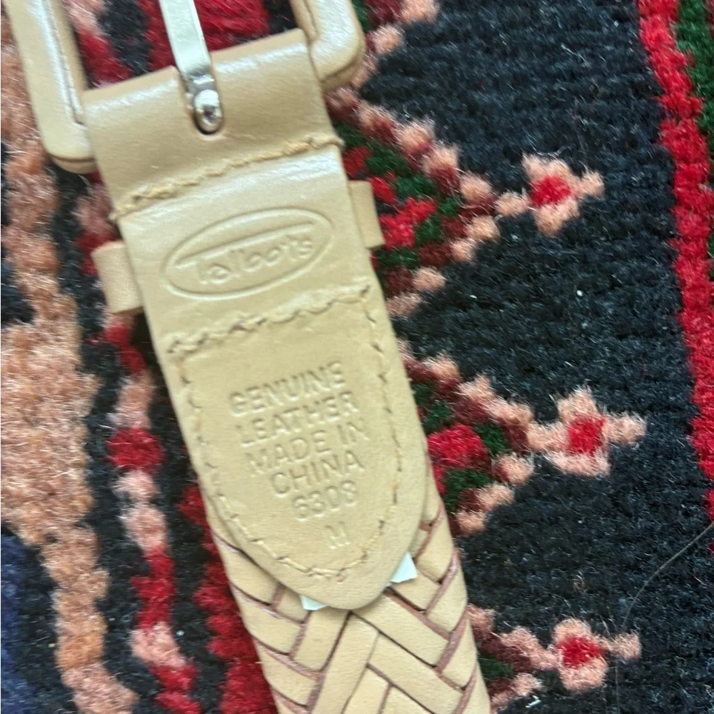 Vintage Talbots Tan Leather Belt